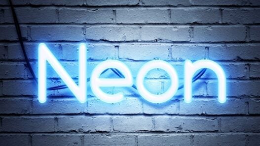 real neon text effect mockup photoshp tutorial