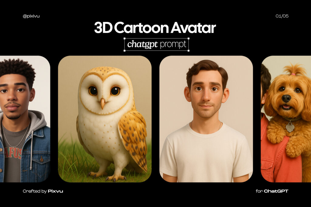 AI 3D Cartoon Avatar ChatGPT Prompt