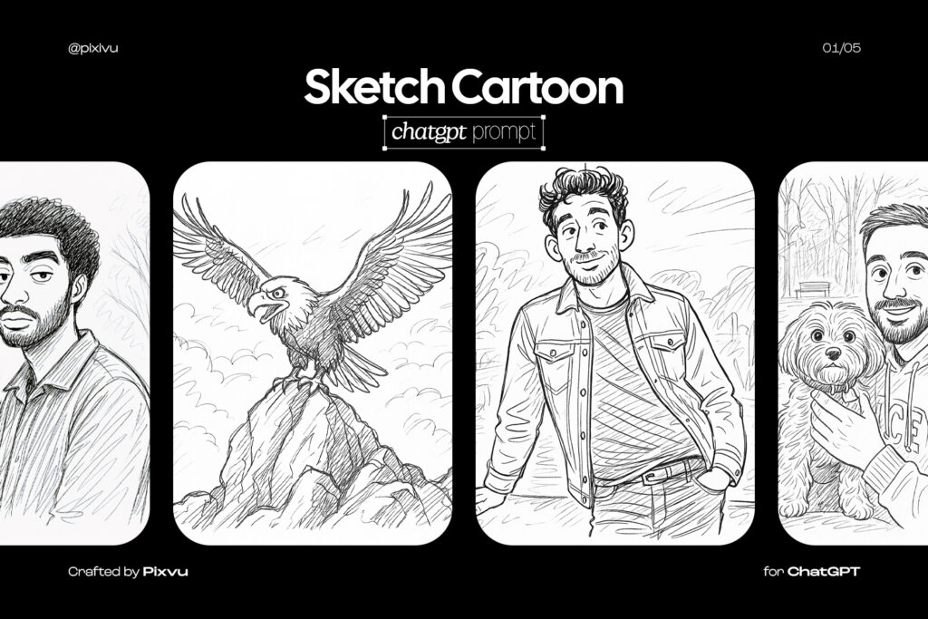 AI Sketch Cartoon ChatGPT Prompt