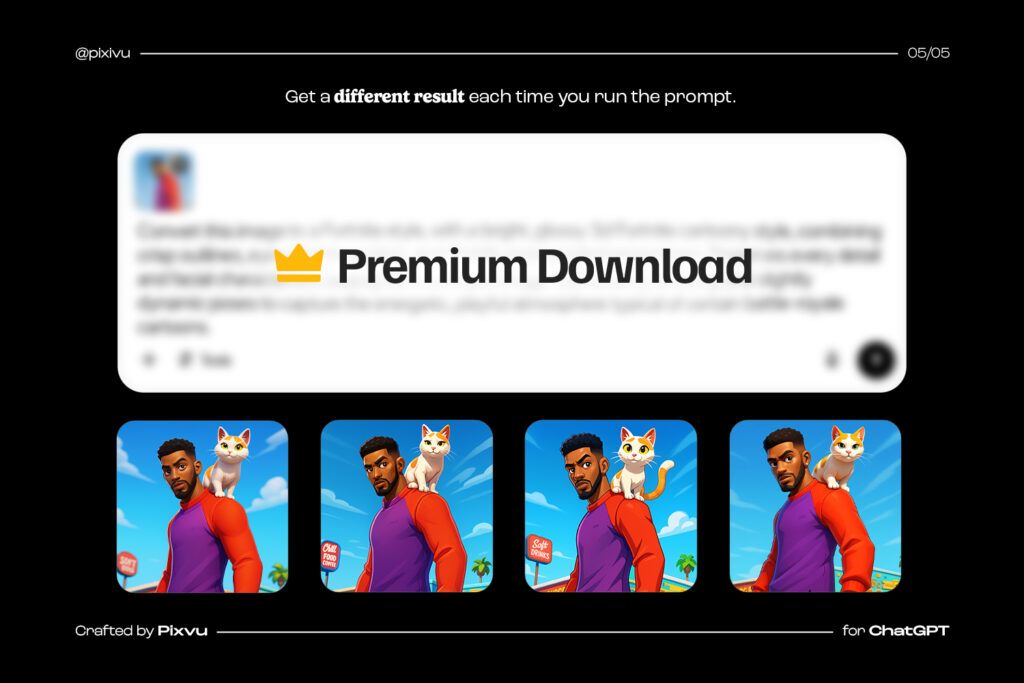 Fortnite Cartoon ChatGPT AI Prompt