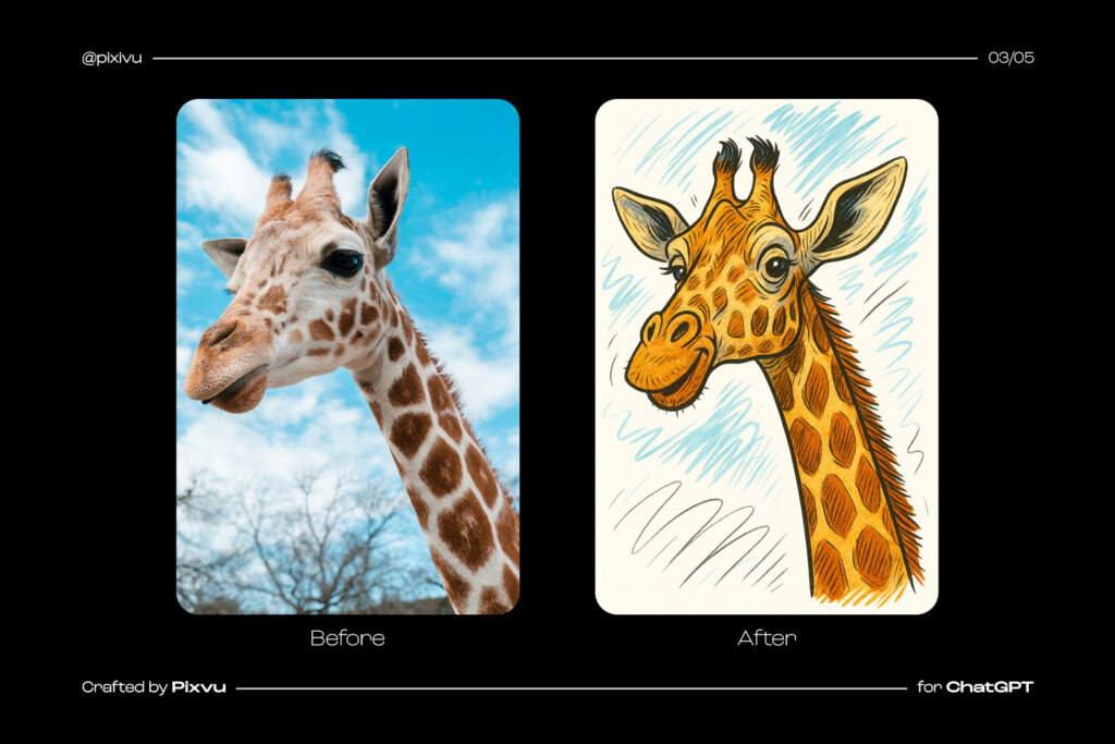 Free Funny Sketch Cartoon AI Prompt For ChatGPT