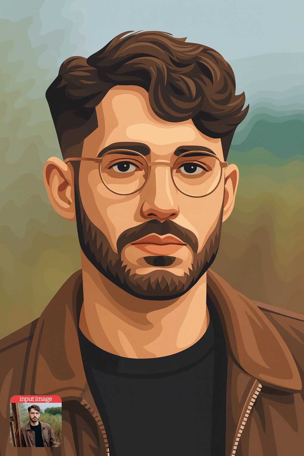 Portrait Vector Art AI ChatGPT Prompt