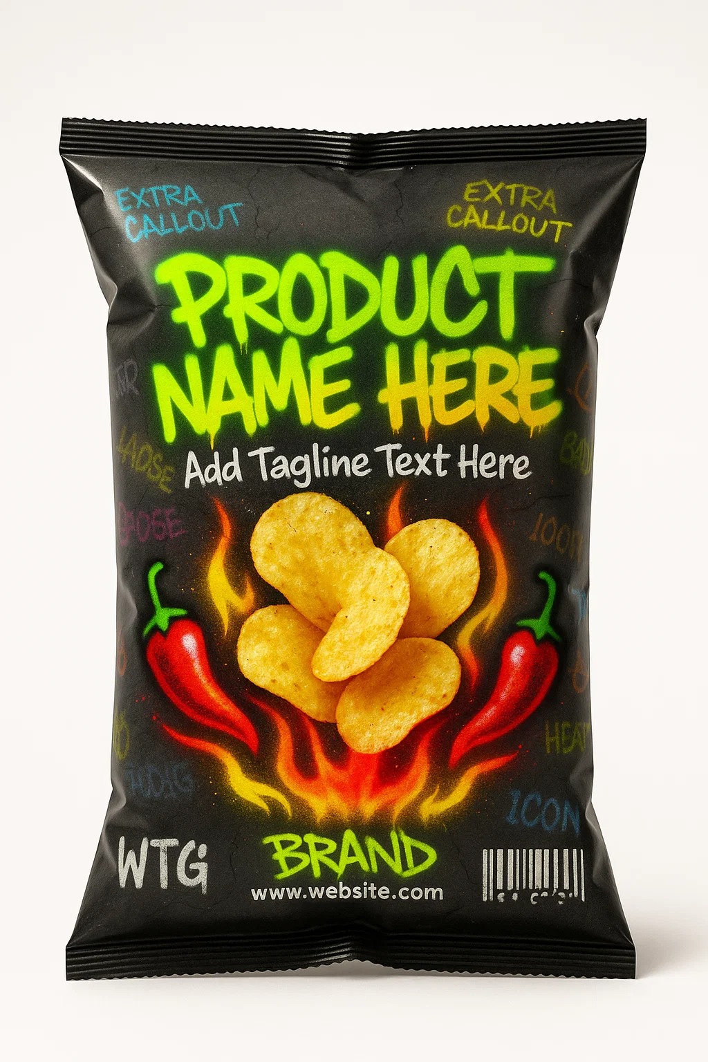 Graffiti Chips Packaging AI Prompt For ChatGPT