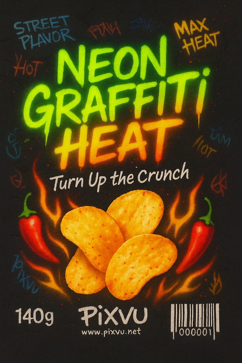 Graffiti Chips Packaging ChatGPT Prompt AI