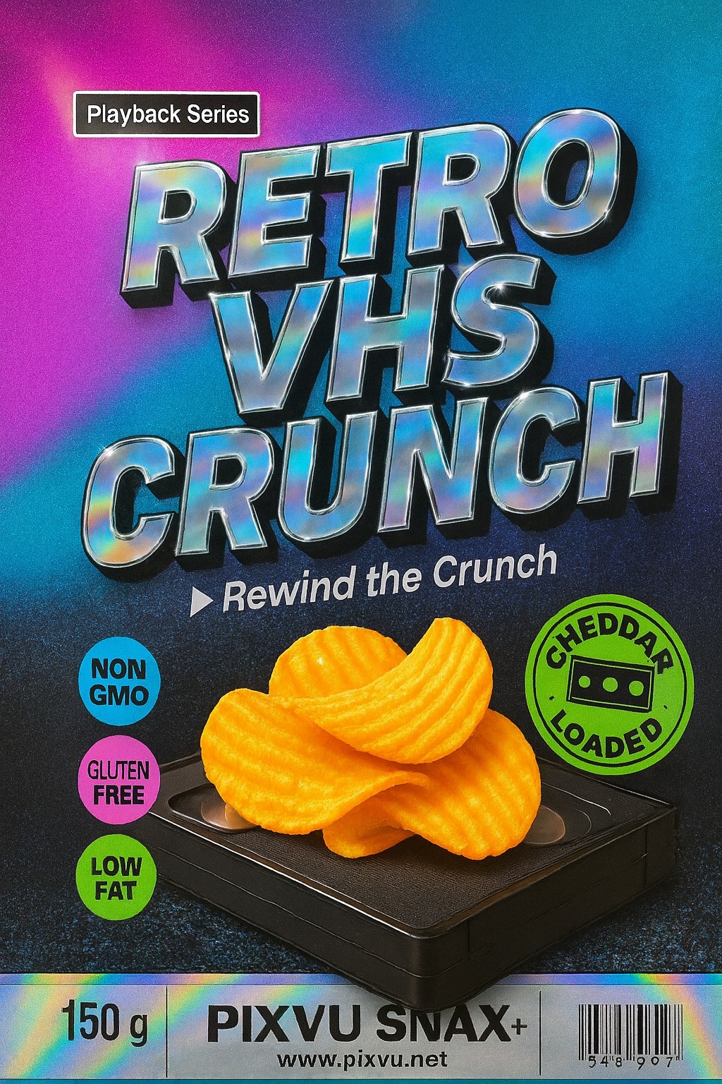 Retro Chips Packaging ChatGPT Prompt AI