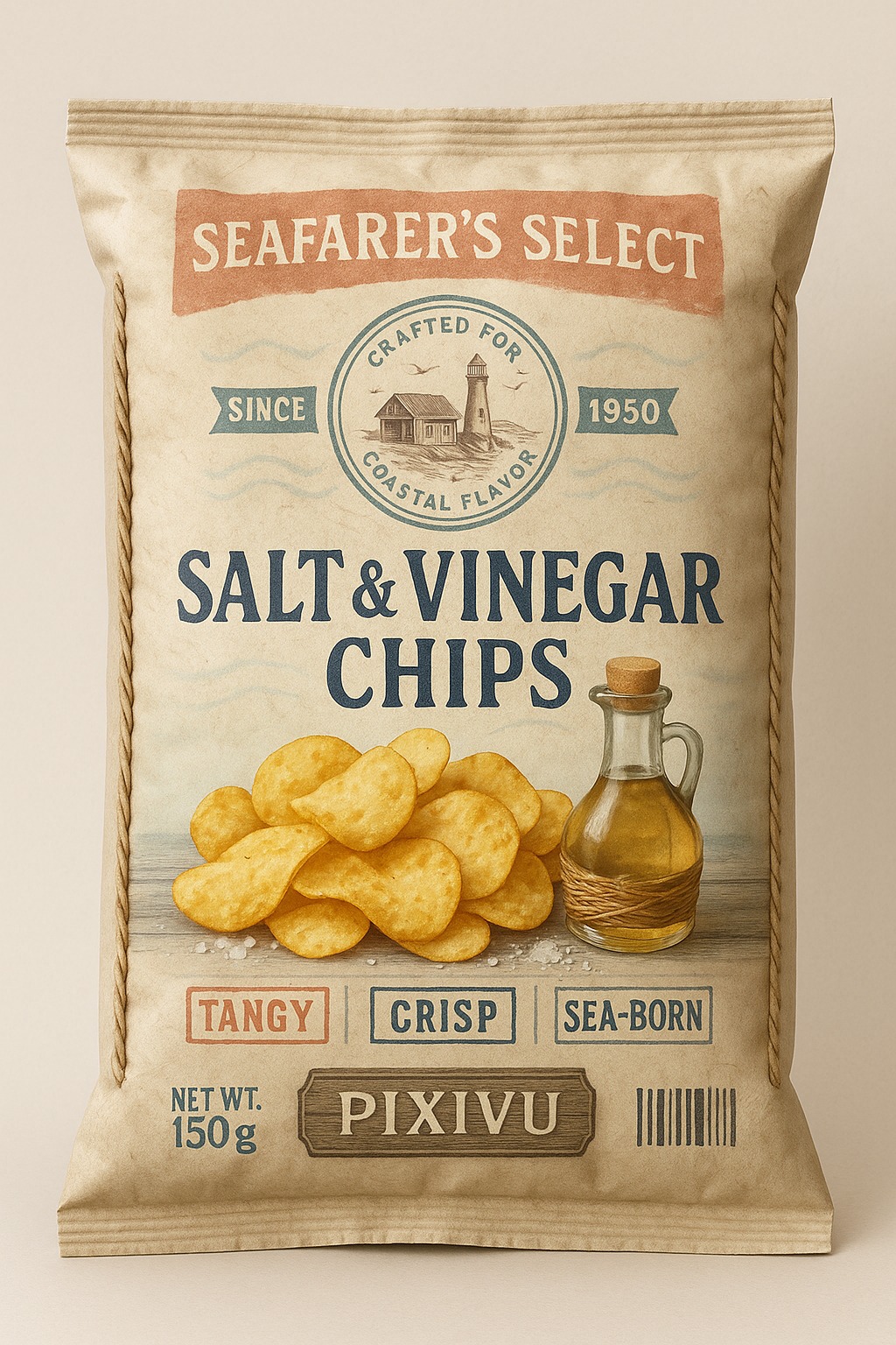 Sea Salt Chips Packaging AI ChatGPT Prompt