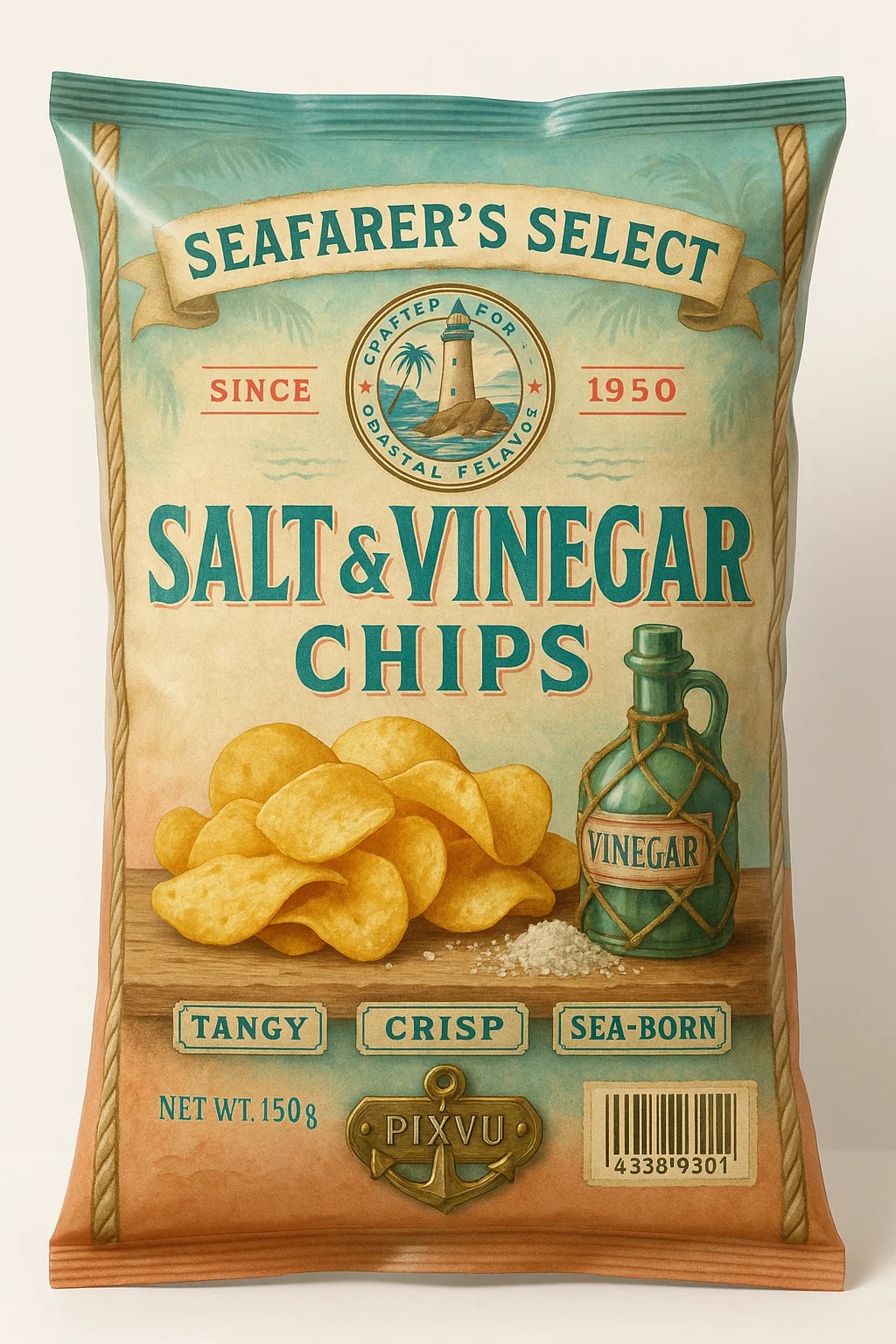 Sea Salt Chips Packaging ChatGPT AI Prompt