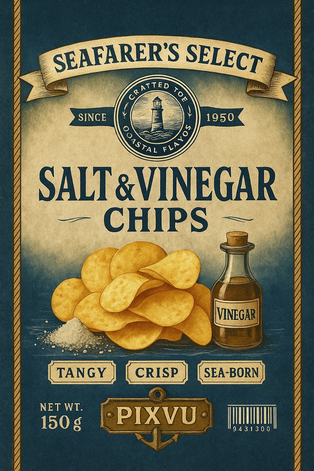 Sea Salt Chips Packaging ChatGPT Prompt AI