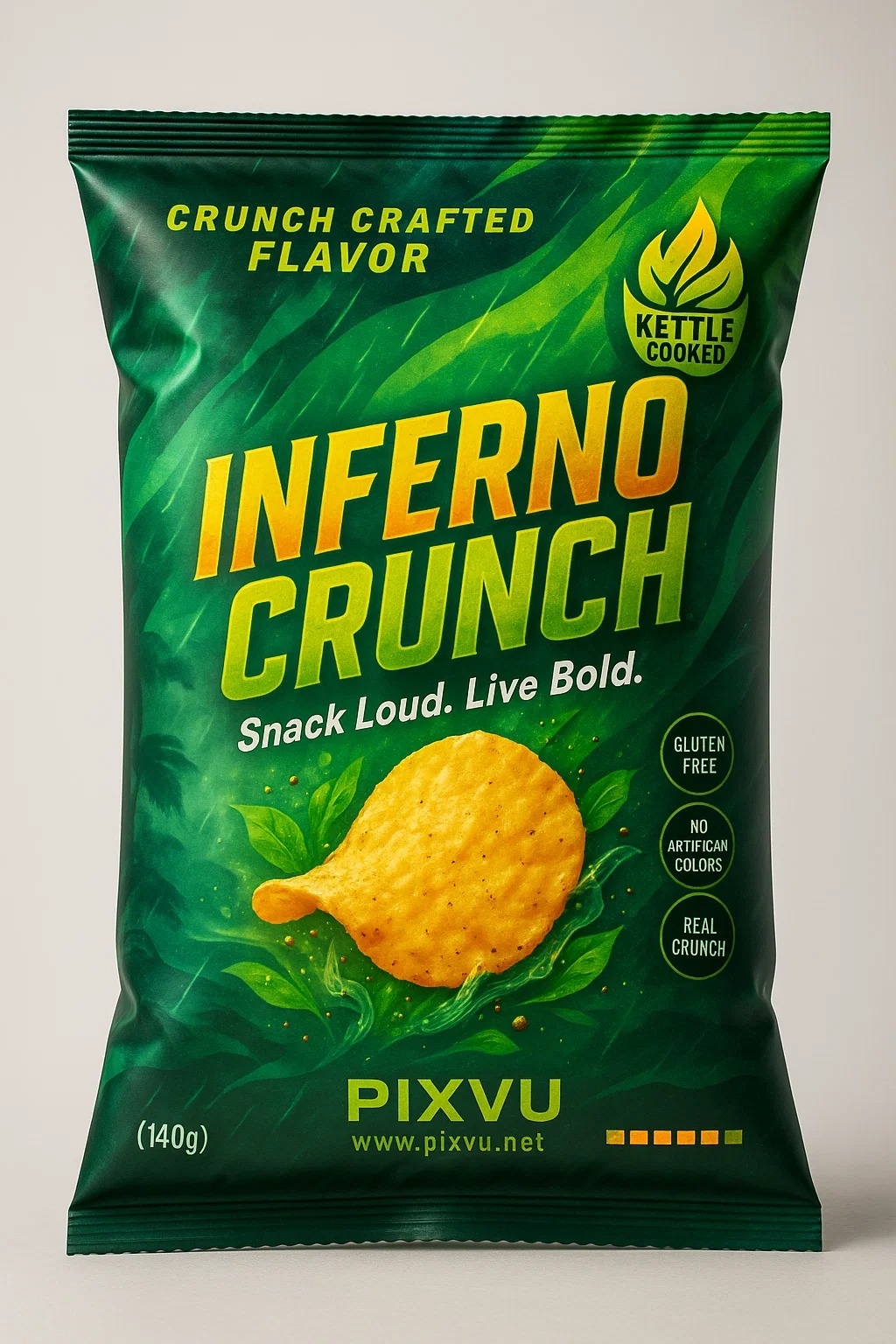 Spicy Chips Packaging AI ChatGPT Prompt