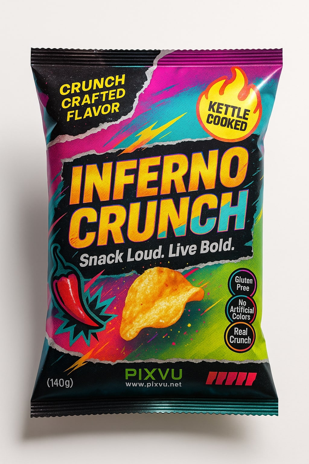 Spicy Chips Packaging ChatGPT AI Prompt
