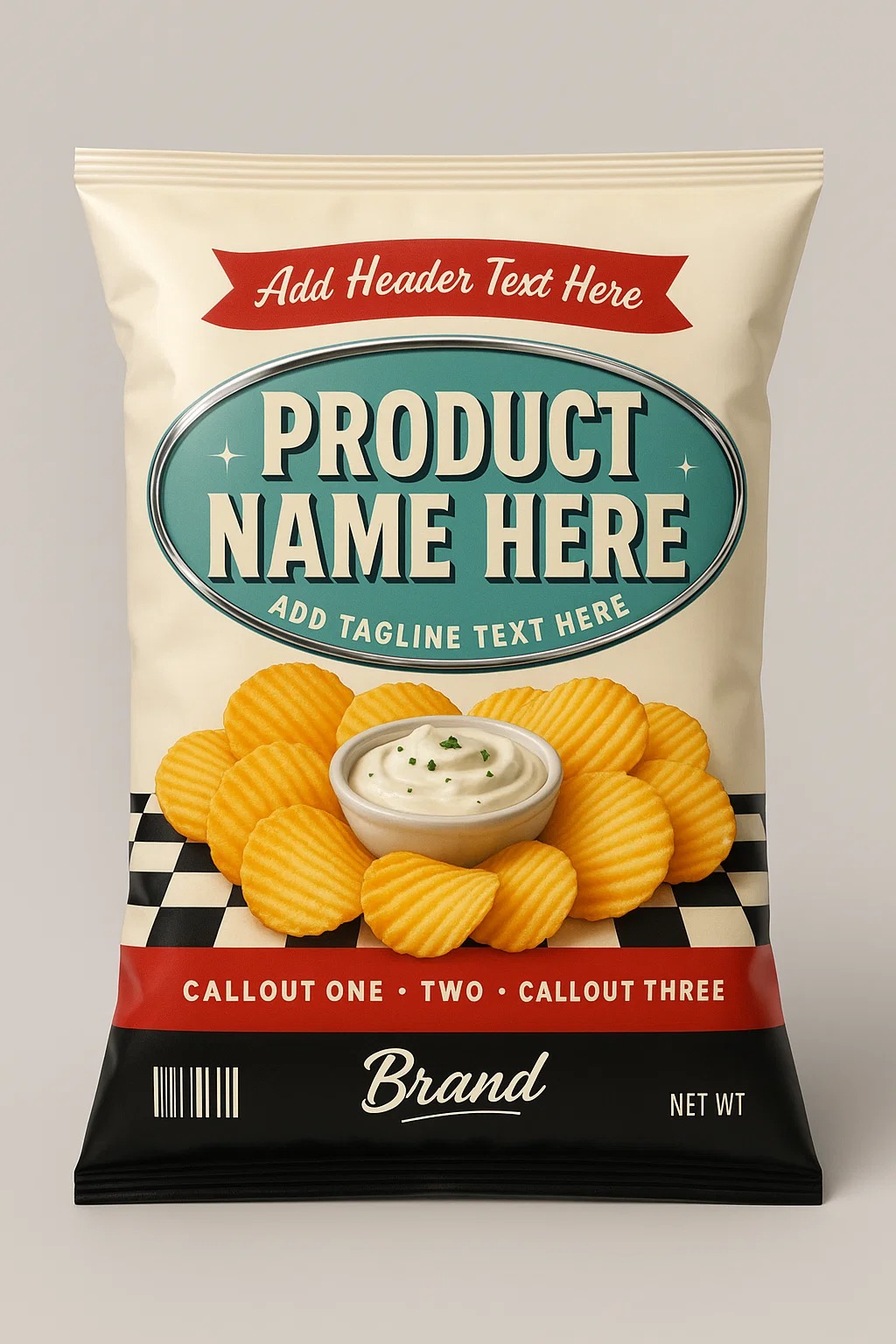 Vintage Chips Packaging ChatGPT AI Prompt