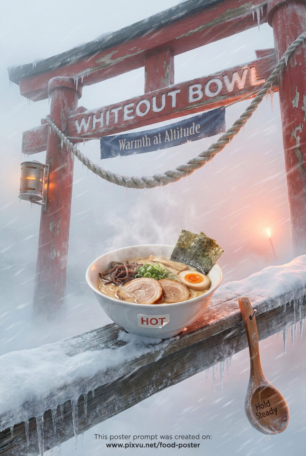 Cinematic Whiteout Alpine Ramen Poster AI Prompt _Gemini-3-Pro-Image_