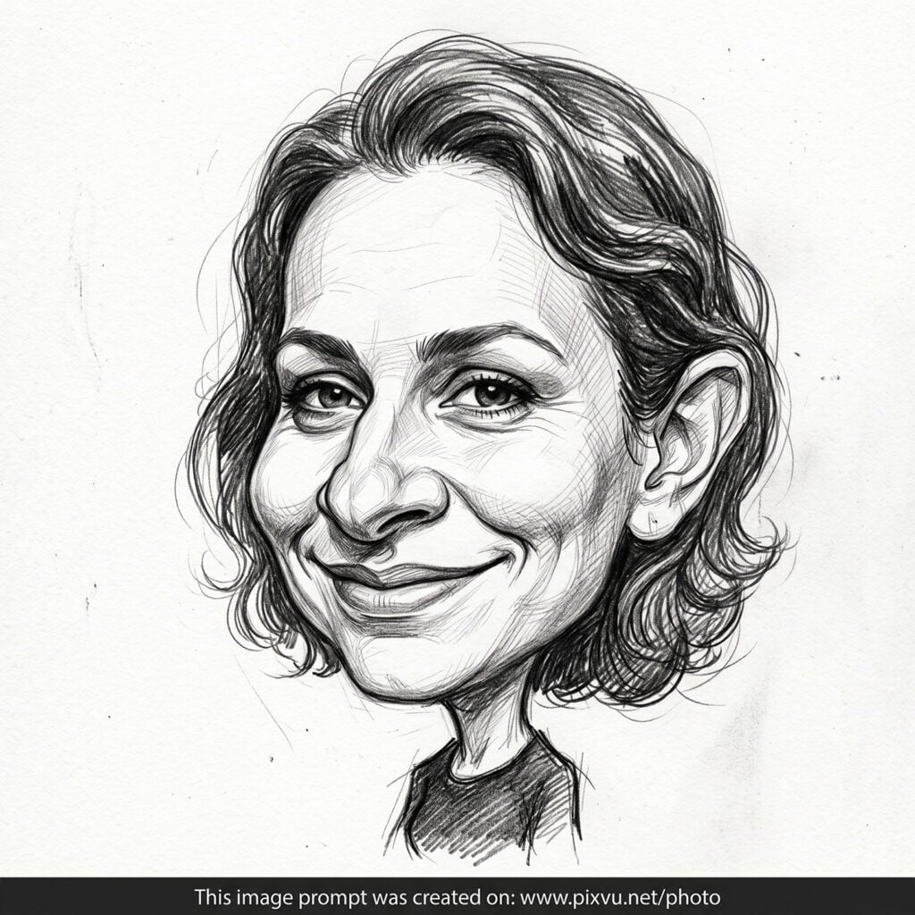 Extreme Pencil Sketch Caricature Cartoon Effect AI Prompt _Gemini-Nano-Banana-2_