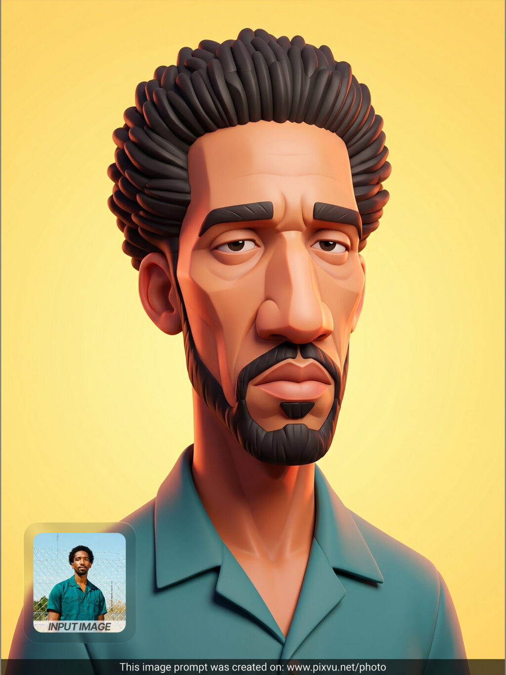 Free Angular 3D Caricature Cartoon Gemini AI Prompt _Gemini-Example-1_