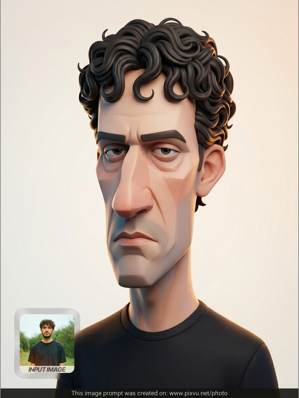 Free Angular 3D Caricature Cartoon Gemini AI Prompt _Gemini-Example-2_