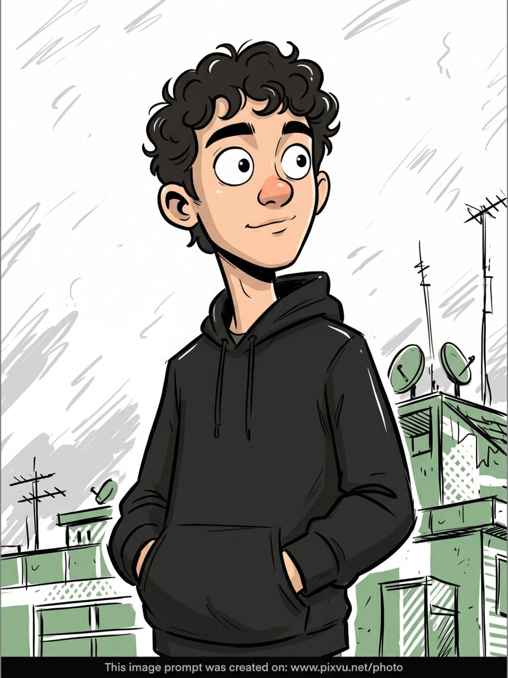 Hand-drawn Comic Cartoon Effect AI Prompt For Gemini _Gemini-Nano-Banana-2_