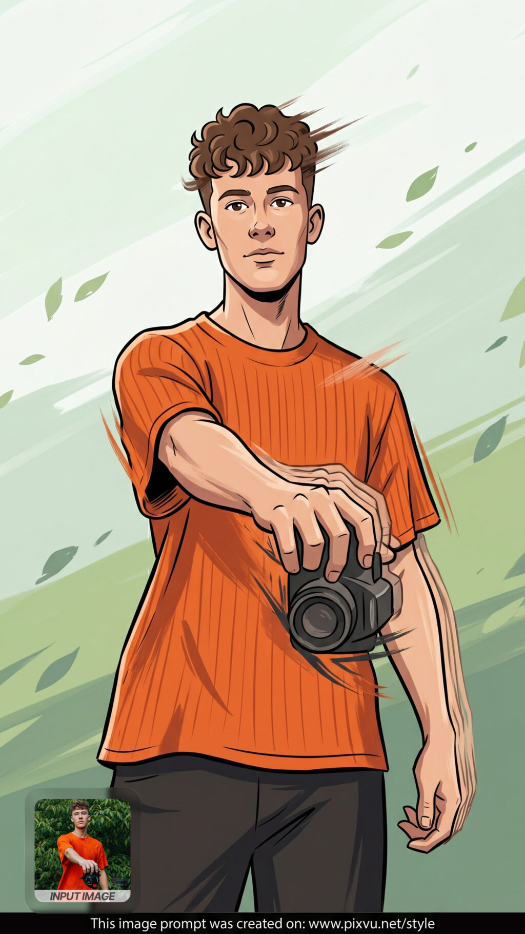 Smear-Frame Motion Art Cartoon Effect AI Prompt _Gemini-Example-3_