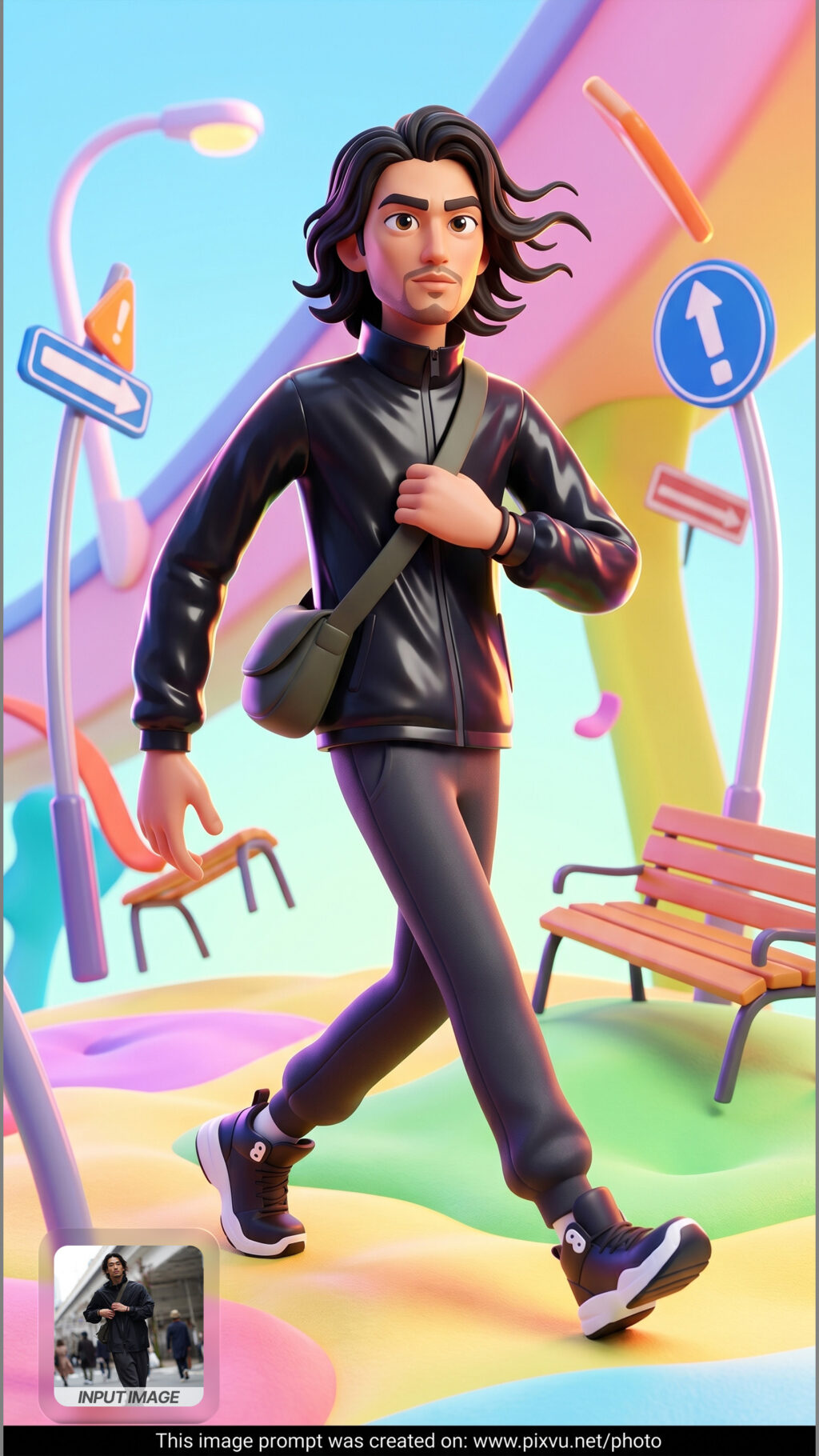 Viral Elastic 3D Cartoon Character Prompt For Gemini _Gemini-Example-3_