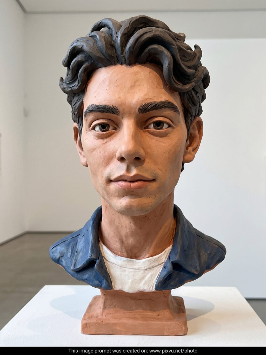 Surreal Handcrafted Clay Sculpture Portrait AI Prompt _Gemini-Nano-Banana-2_