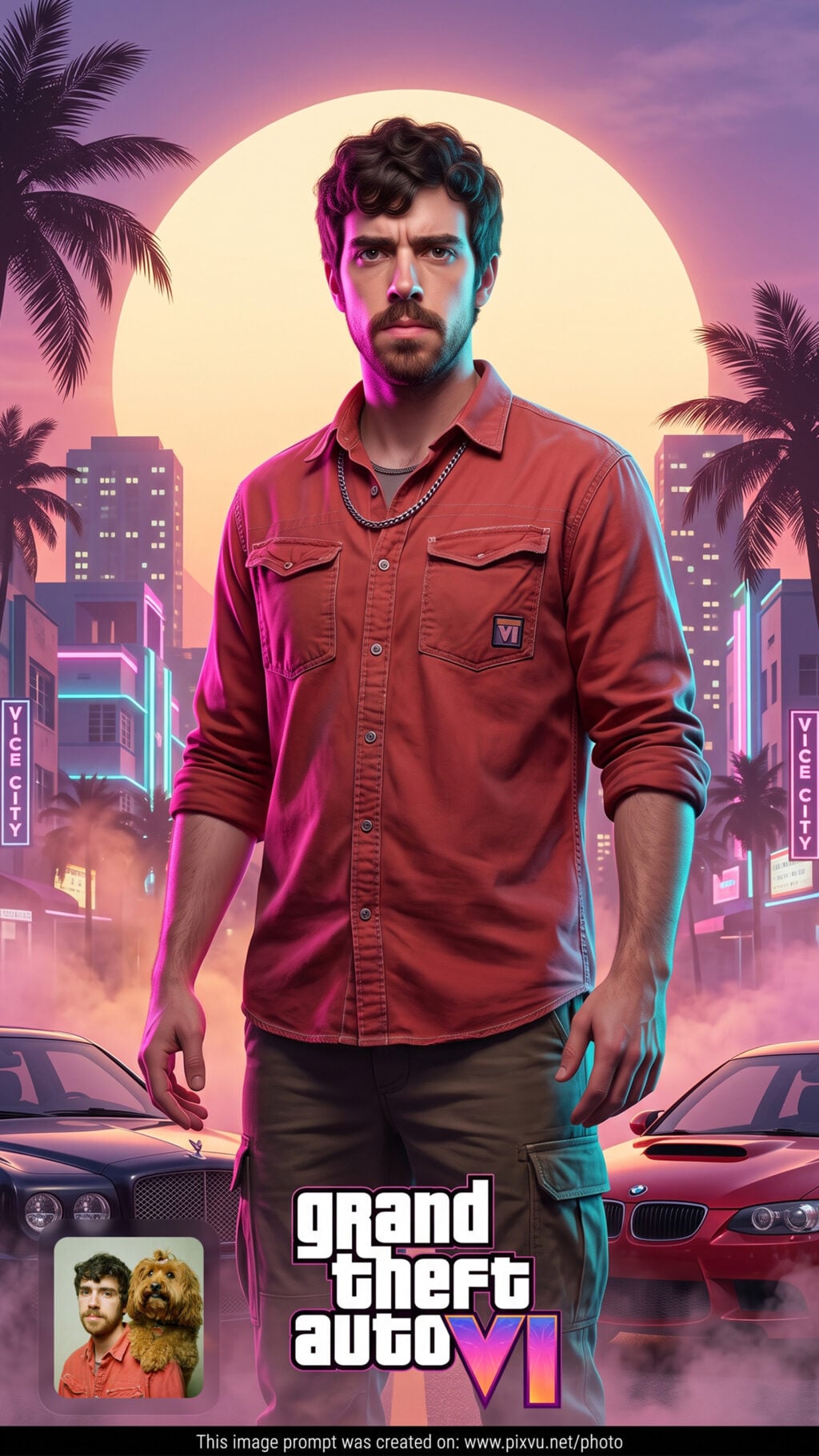 Cinematic GTA VI Hero Poster Gemini AI Prompt _Gemini-Example-3_