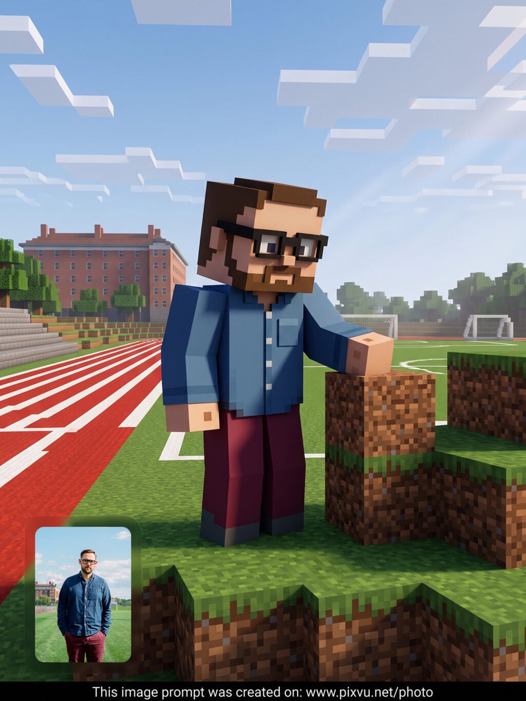 Cinematic Minecraft Character Scene AI Prompt For Gemini _Gemini-Example-2_